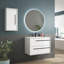 Lotus 28.0" Wall Mounted Single Bathroom Vanity with Ceramic Top-1074601145-1118091494