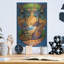 «Tiki Man Hammock» par Flyland Designs, art mural en métal-1143328494
