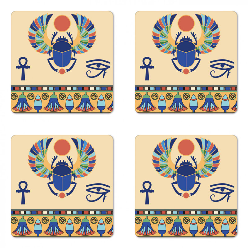 Square 4 Piece Coaster Set