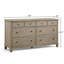 Commode transitionnelle 8 tiroirs Danar