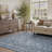 Soft Beige Vintage Floral Washable Area Rug With Non-Slip Backing For Living Rooms, Bedrooms-141886512-142006730