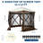 6-Sided Pop Up Gazebo Tent, Waterproof UV Protected Screen Tent-111061211