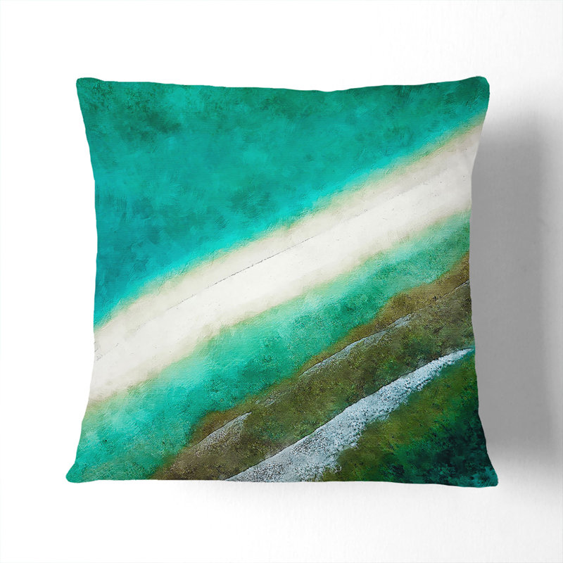 Square Cushion, Stone, 55cm H x 55cm W x 20cm D
