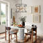 8-Light Dimmable Modern Sputnik Drum Chandelier