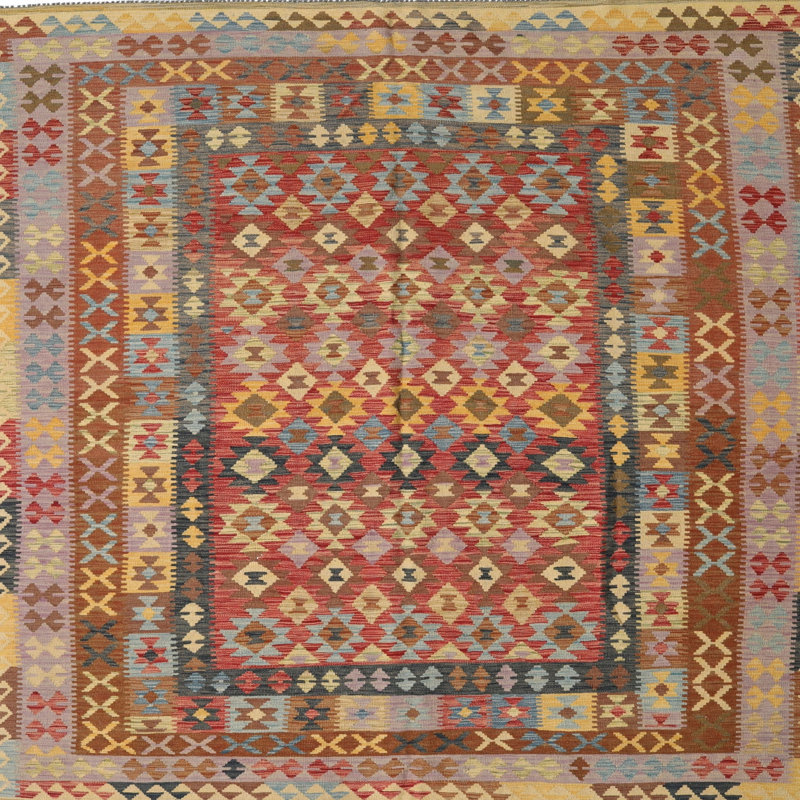 Mahoe Southwestern Indoor Rug, Square 4'