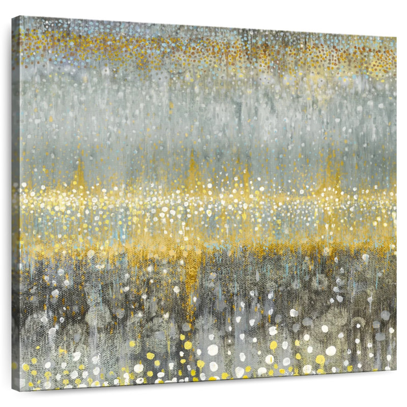 Rain Avery Yellow Grey, H 10 po x l 10 po