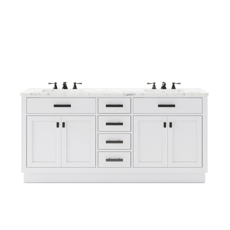 Ensemble de meuble-lavabo double 72 po Darricka