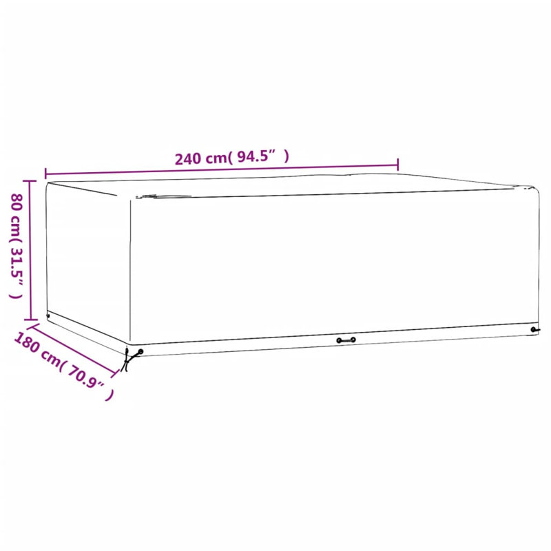 Outdoor Patio Sofa Cover