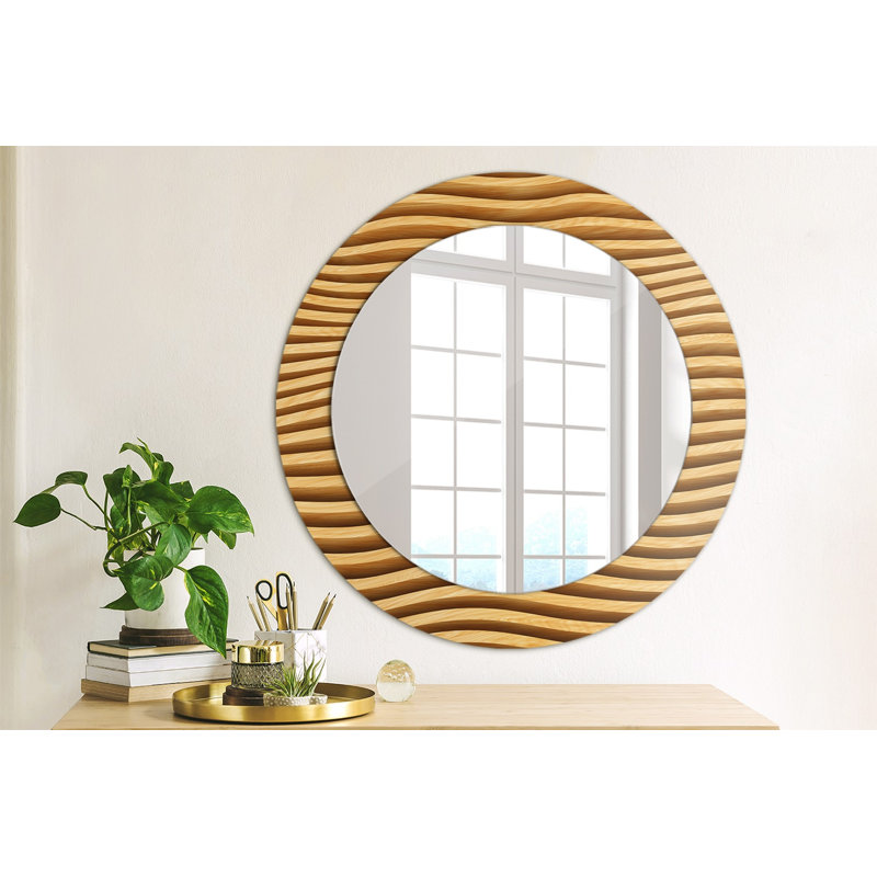 Huldar Glass Flat Wall Mirror