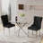 Square Pedestal Dining Set with Tufted Dining Chair-943740763-968418133-968418135