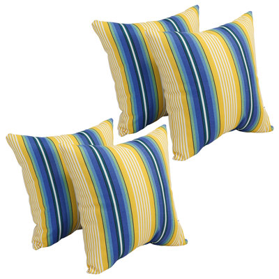Outdoor Cushion Collection Indoor/Outdoor Striped Throw Pillow