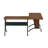 Deluxe L-Shaped Desk With Inline Team Desk Option