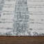 Aberdeen Hand Knotted Wool Striped Area Rug in Gray-1042415616