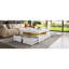 Table basse moderne avec rangement à 4 tiroirs, blanc-1432649577