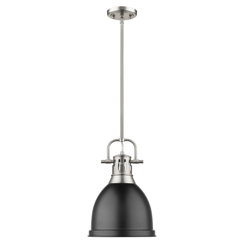 Ruthie 1 - Light Pendant, Matte Black, Pewter