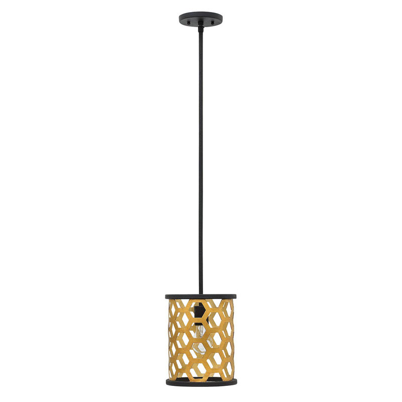 Steen 1 - Light Sunset Gold Cylinder Pendant