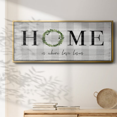 Where Love Lives- Framed Canvas