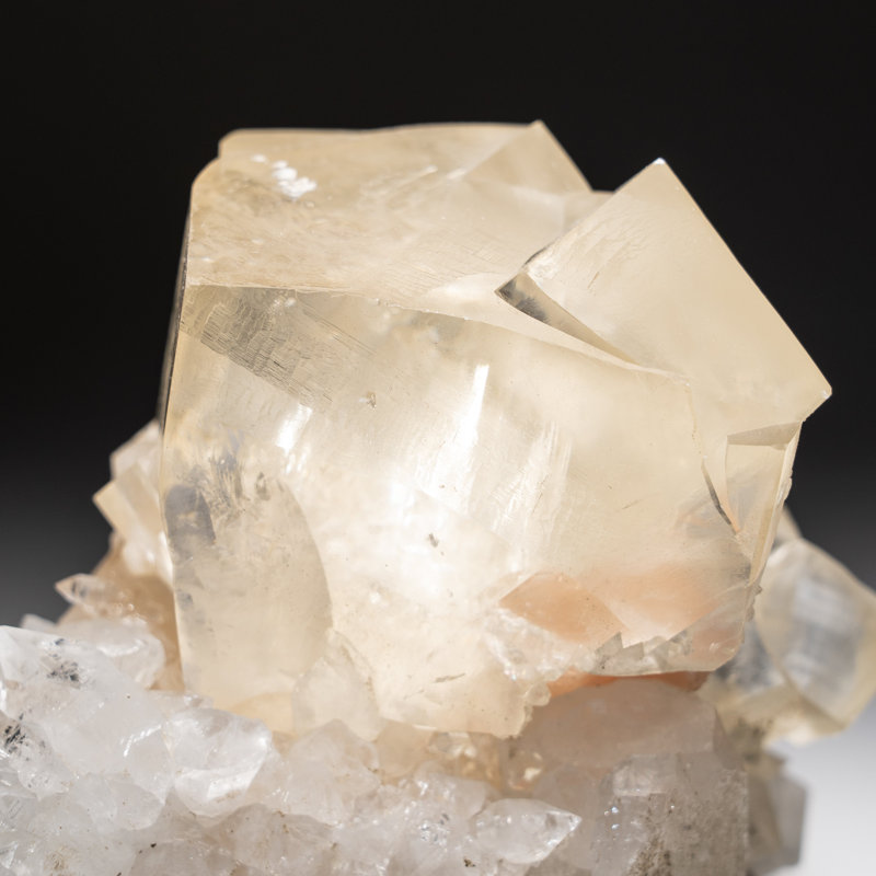 Genuine Calcite with Apophyllite