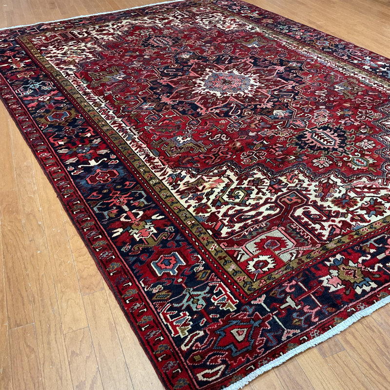 HERAT ORIENTAL Handmade Heriz Wool Rug