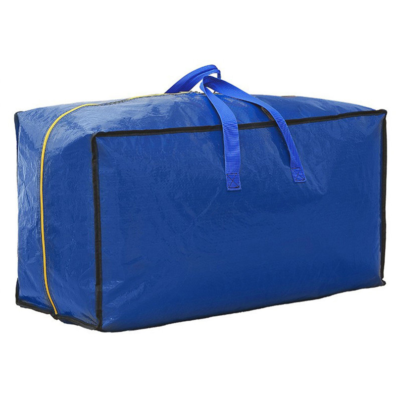  Foldable Storage Bags Large Moving Packing Bags, Closet Organizers and Storage, Heavy Duty Clothes Storage Bins Containers for Blanket, Comforter, Pillow, Bedding