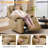 KORSER Recliner Chair, Rocker Recliners For Living Room, Small Recliner For Small Spaces, Fabric Manual Recliners With Side Pockects-927350986