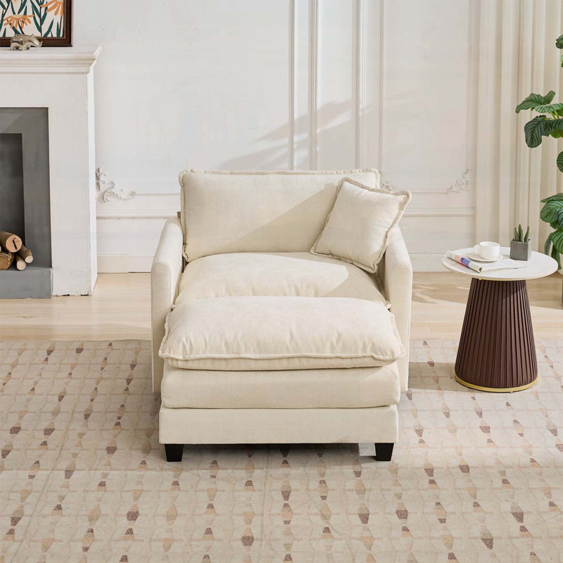Repose-pieds polyvalent seulement, Beige