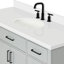Meuble-lavabo simple en bois massif 54 po avec lavabo à quartz blanc 1,5 po Thornaby-1431350143-1465847704