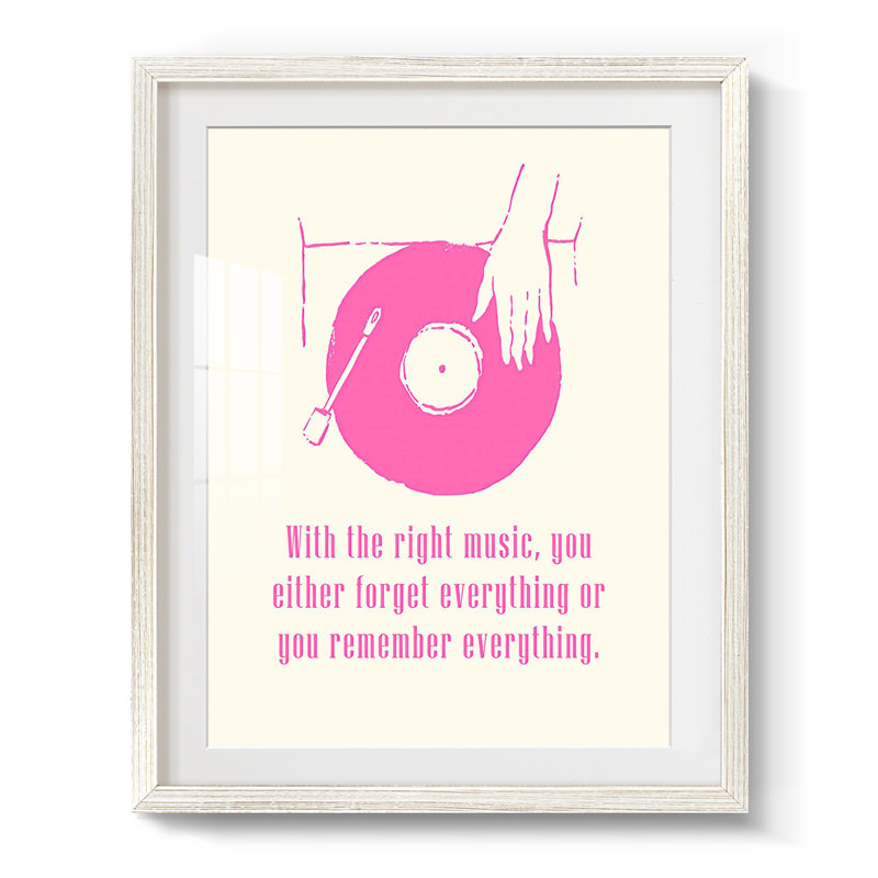 Sweet Melody I -Framed Print, 25.5" H x 17.5" W, White