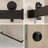 55-59" W x 72" H Frameless Shower Door, Double Sliding Shower Enclosure with 5/16" (8mm) Tempered Glass, Easy-Clean Coating, Matte Balck