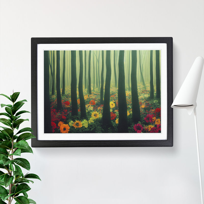 Unforgettable Forest - Framed Print, Black Framed, 25cm H x 34cm W x 2cm D