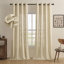 Paire de rideaux semi-transparents avec œillets Draycott-654470415-660994425