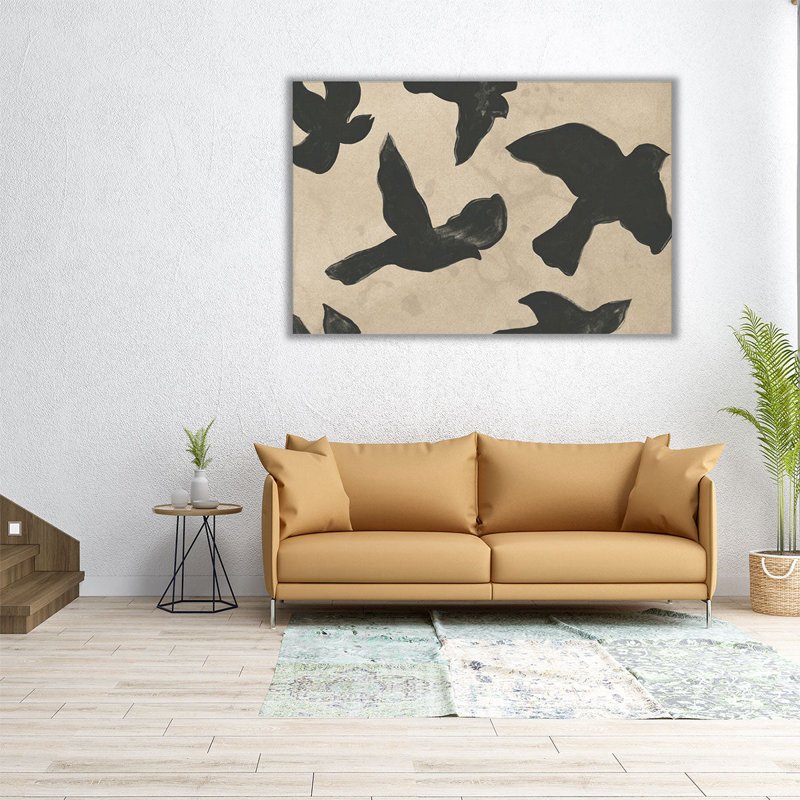 Antique Flock I - reproduction d'art sur toile, H 20 po x l 30 po