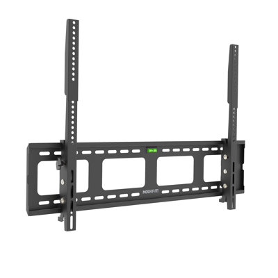 Mount-it Heavy Duty Tilt Tv Wall Mount For Up To 90 In. Screens, 220 Lbs. Weight Capacity, Black