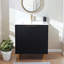 30'' Black Morden Freestanding Bathroom Vanity Set