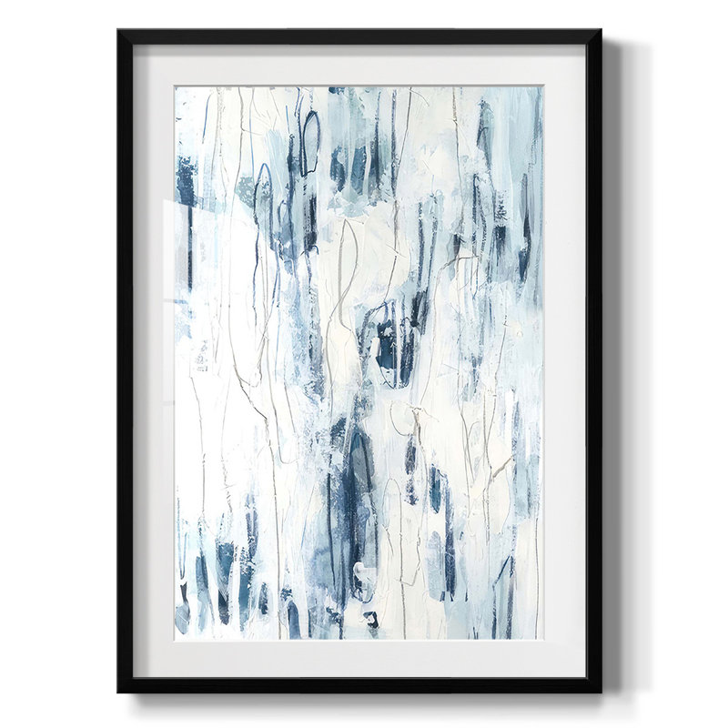 Sea Silk II - impression encadrée, Noir