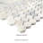 Castella Cambria Hexagon 11 in. x 12 in. Honed Marble Mosaic Floor and Wall Tile