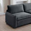 Canapé simple à assise profonde avec repose-pieds et coussin-1925025175