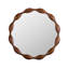 Miroir rond en bois naturel 32,28 /