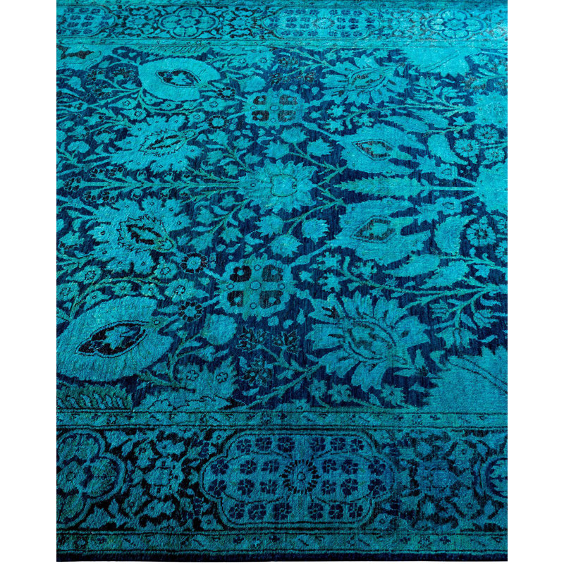 Overyed One-of-a-Kind Rectangle 4'2" X 6'3" Hand Knotted Area Rug