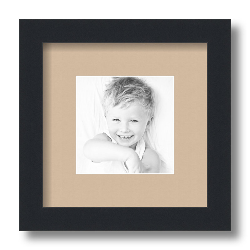 Cadre pour photo simple 5 "x 5" en bois mat, Brume écossaise