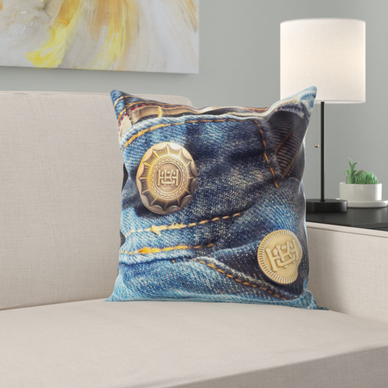 Coussin jeans