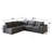 Cloud Modular Sofa with Removable Cushions & Double-Layer Design