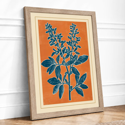 Healing Herb Study Botanical - Framed Print