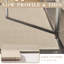 5 Piece Linen-Look Bath Rug Set with Non-Slip Backing-50835550