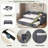 Upholstered Daybed With Trundle, Usb Port And Side Pockets-10620932
