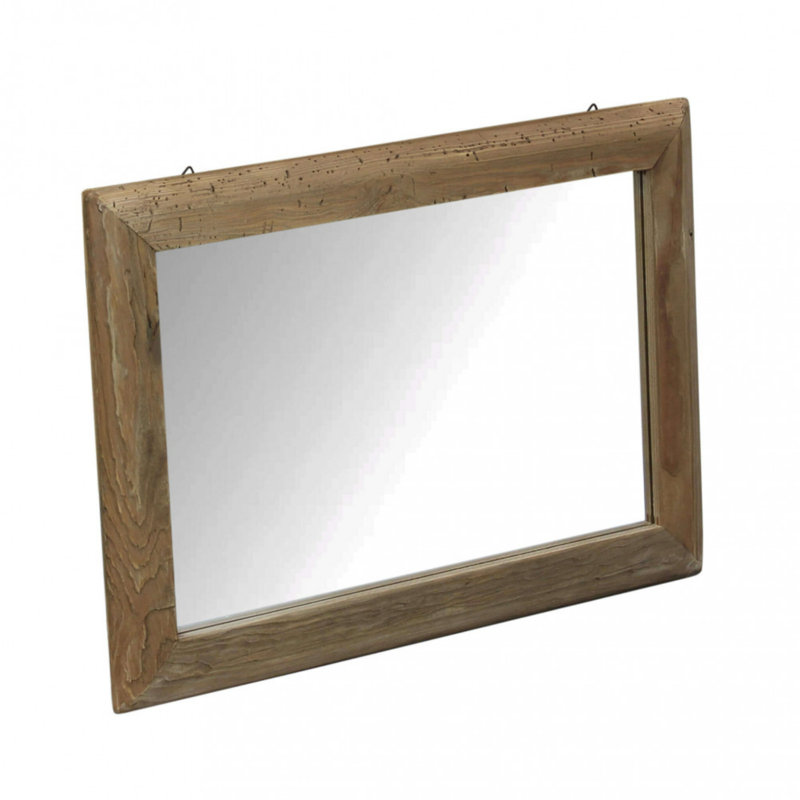 Villasenor Wood Wall Mirror