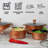 Laria 8 - Piece Non-Stick Aluminium Cookware Set - Induction Ready-93721122