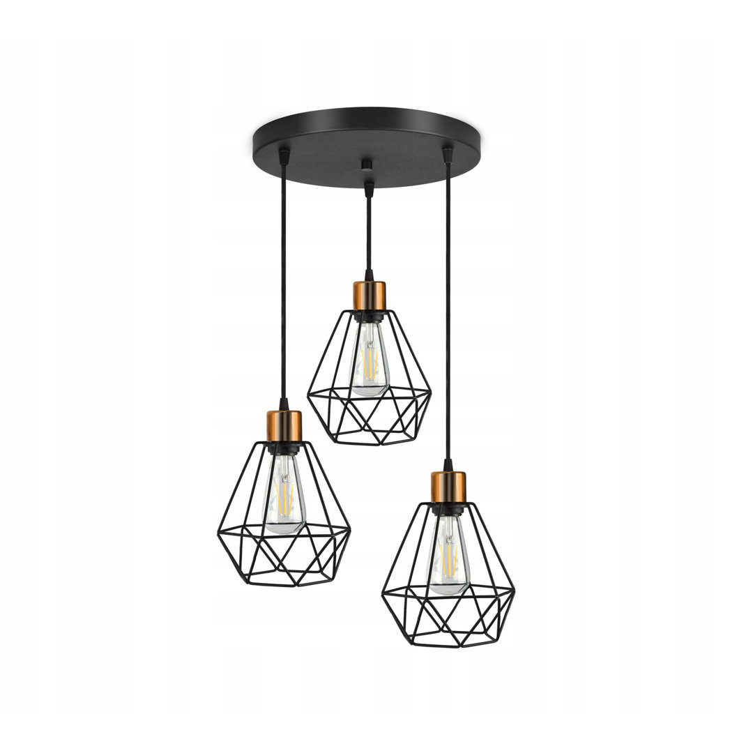 LoftDesigns 3-Light Geometric Pendant