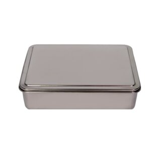 YBM Home Non-Stick Stainless Steel Covered Cake Pan with Lid 13 x