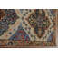 Tapis de couloir beige en laine noué à la main de conception unique 2 pi 7 po x 7 pi 11 po New Age